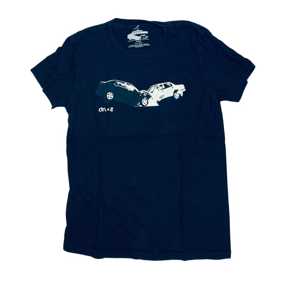 Vintage Threadless, Large, Ctrl+Z black tee by Ben